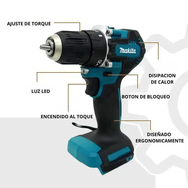 Taladro Profesional 3 en 1 48V - [Taladro, atornillador y percutor]